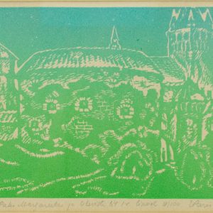 Edith Paris Tallinn Paks Margareta ja Oleviste 1,4 linool 18/100, 1971,1978a