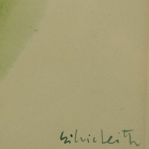 Silvia Leitu akvarell Aadam ja Eeva