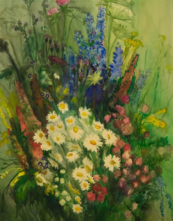 Sigrid Uiga (1922-2007)akvarell "Suvelilled" 1983a