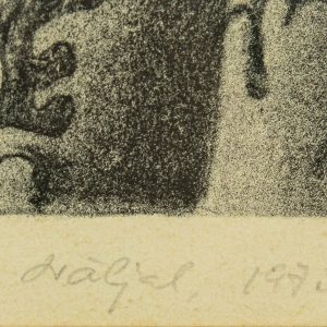 Silvi Väljal (1928-2014) graafika Mets,lito 1/300 1973a