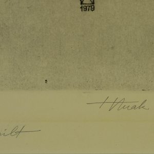 Henno Arrak (1930-2017)graafika Pesakond,vernis mou 1979a