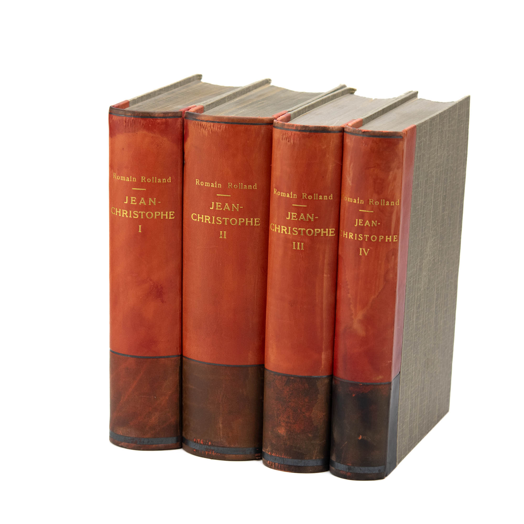 Taska köites-Romain Rolland Jean Christophe 4 tk,Nobelli Laureaadid K/Ü Loodus Tartu 1936a Taska köites-Romain Rolland Jean Christophe 4 tk,Nobelli Laureaadid K/Ü Loodus Tartu 1936a