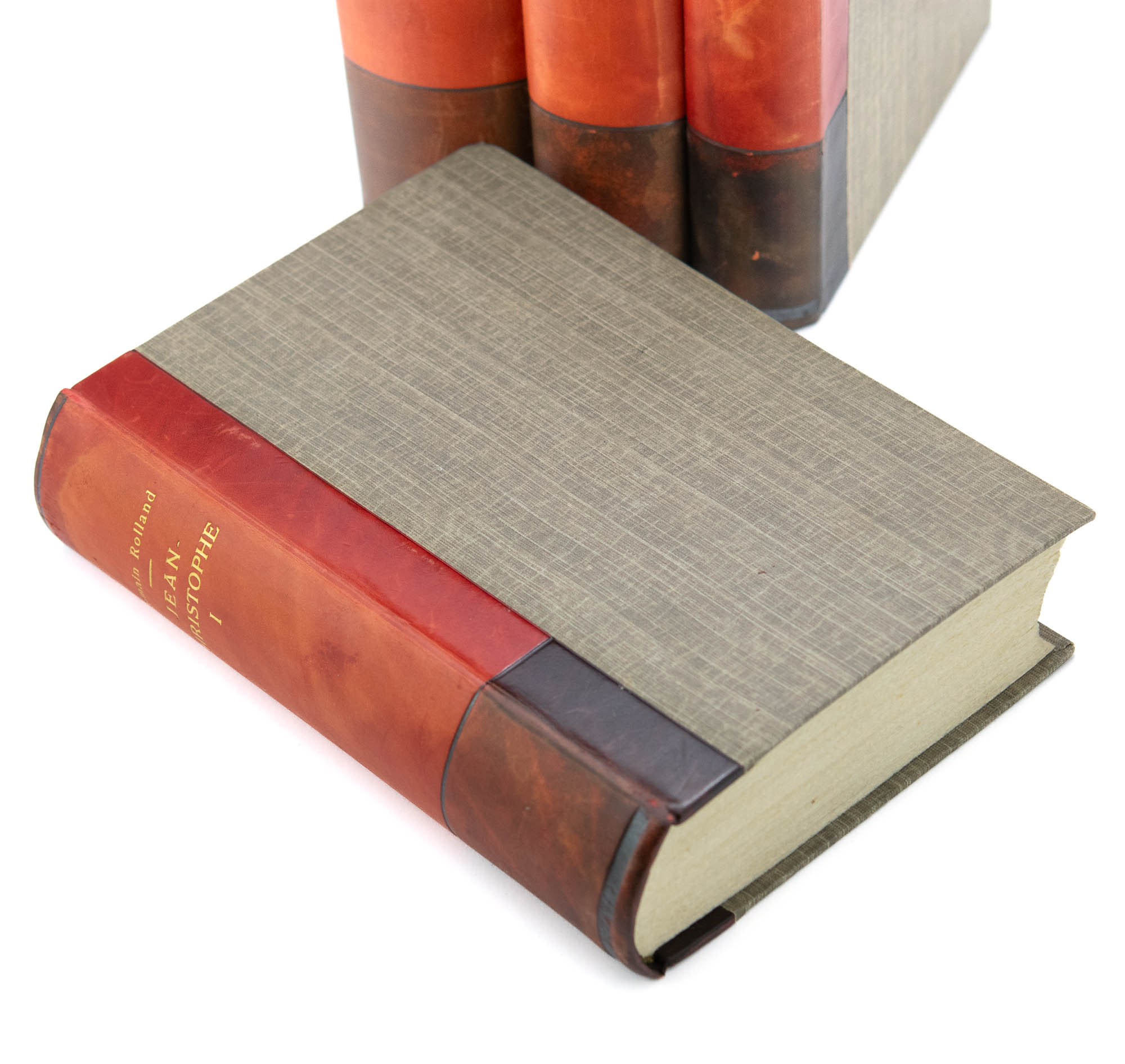 Taska köites-Romain Rolland Jean Christophe 4 tk,Nobelli Laureaadid K/Ü Loodus Tartu 1936a Taska köites-Romain Rolland Jean Christophe 4 tk,Nobelli Laureaadid K/Ü Loodus Tartu 1936a
