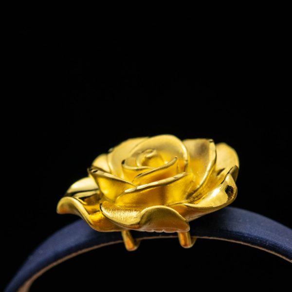 Käe ehe (käevõru) Kuldne roos, 999 kuld - tootel on sertifikaat Hiina