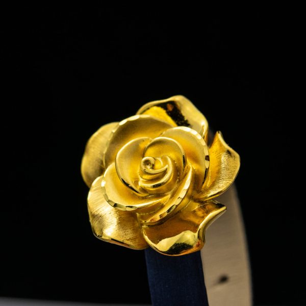 Käe ehe (käevõru) Kuldne roos, 999 kuld - tootel on sertifikaat Hiina