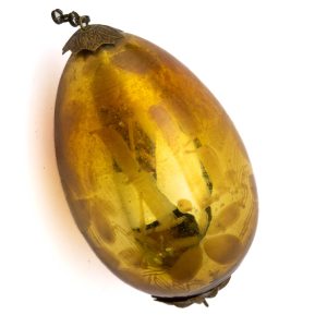 Lihavõtte muna X.B. kullavärviline klaas