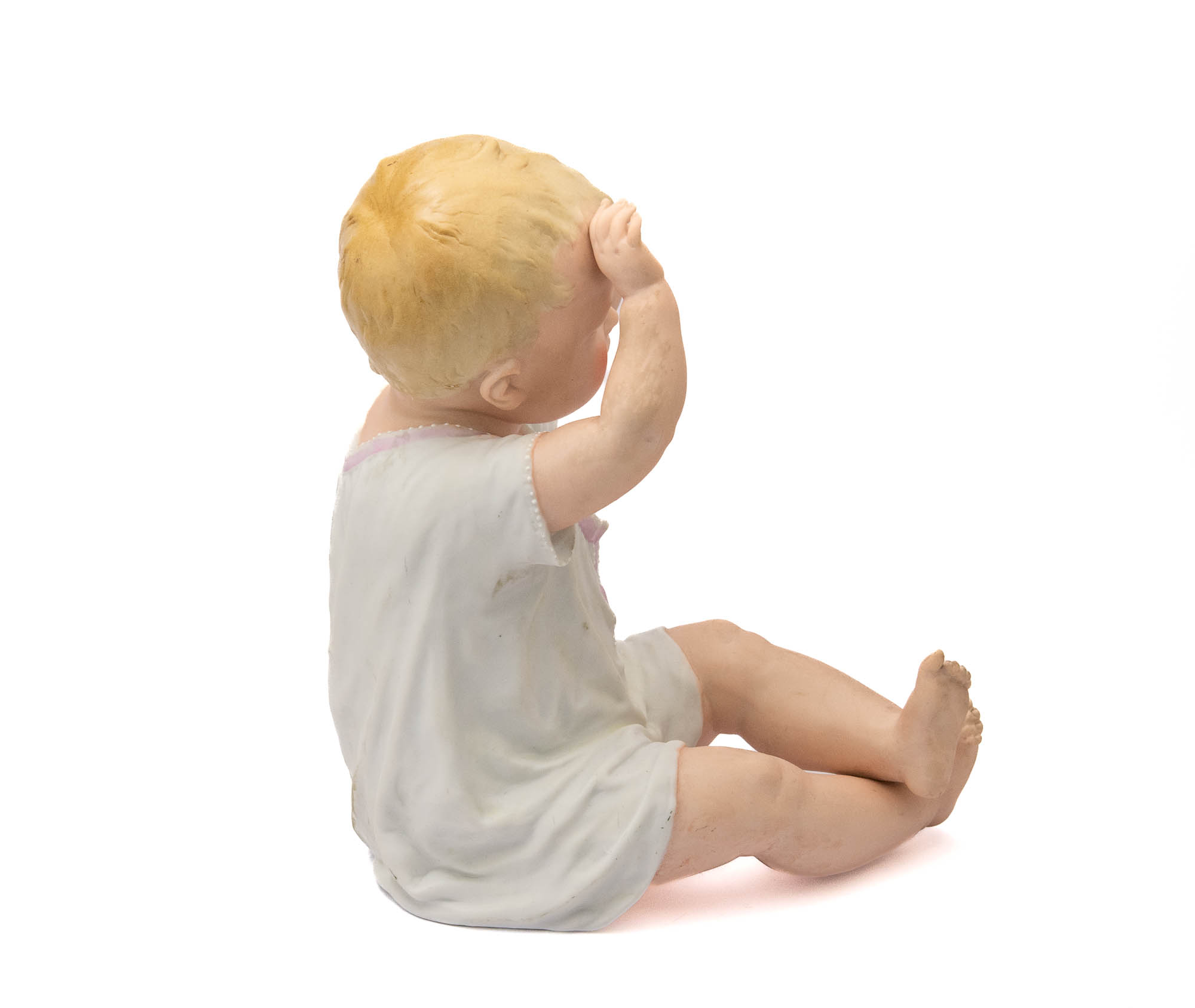 Antiikne biskviitportselan lapse kuju-Piano dolls, GEBRUDER HEUBACH