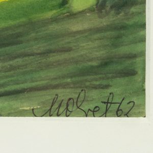 Maret Olvet (1930-2020) Toompea,segatehnika 1962a Maret Olvet (1930-2020) Toompea,segatehnika 1962a