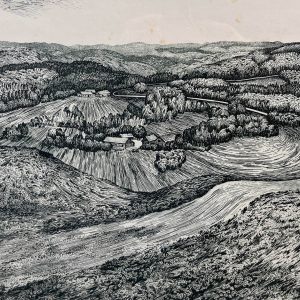 Viive Kuks graafika Looklev tee,ofort 1982a Viive Kuks graafika Looklev tee,ofort 1982a