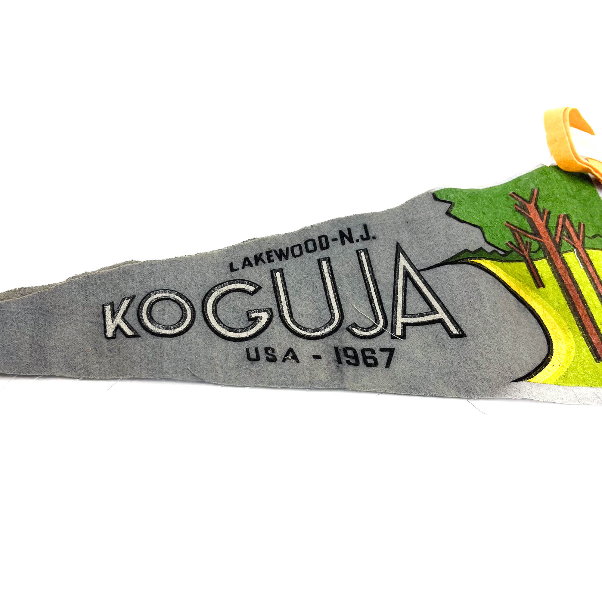 Tekstiilist vimpel Koguja Lakewood-N.J USA-1967 Tekstiilist vimpel Koguja Lakewood-N.J USA-1967