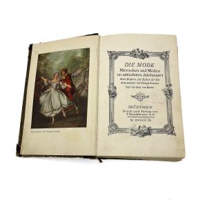 Antiikne saksakeelne raamat-Die mode menschen und moden-Moeinimesed ja mood 18 sajandil