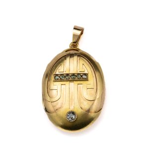 Juugend medaljon, 585 kuld