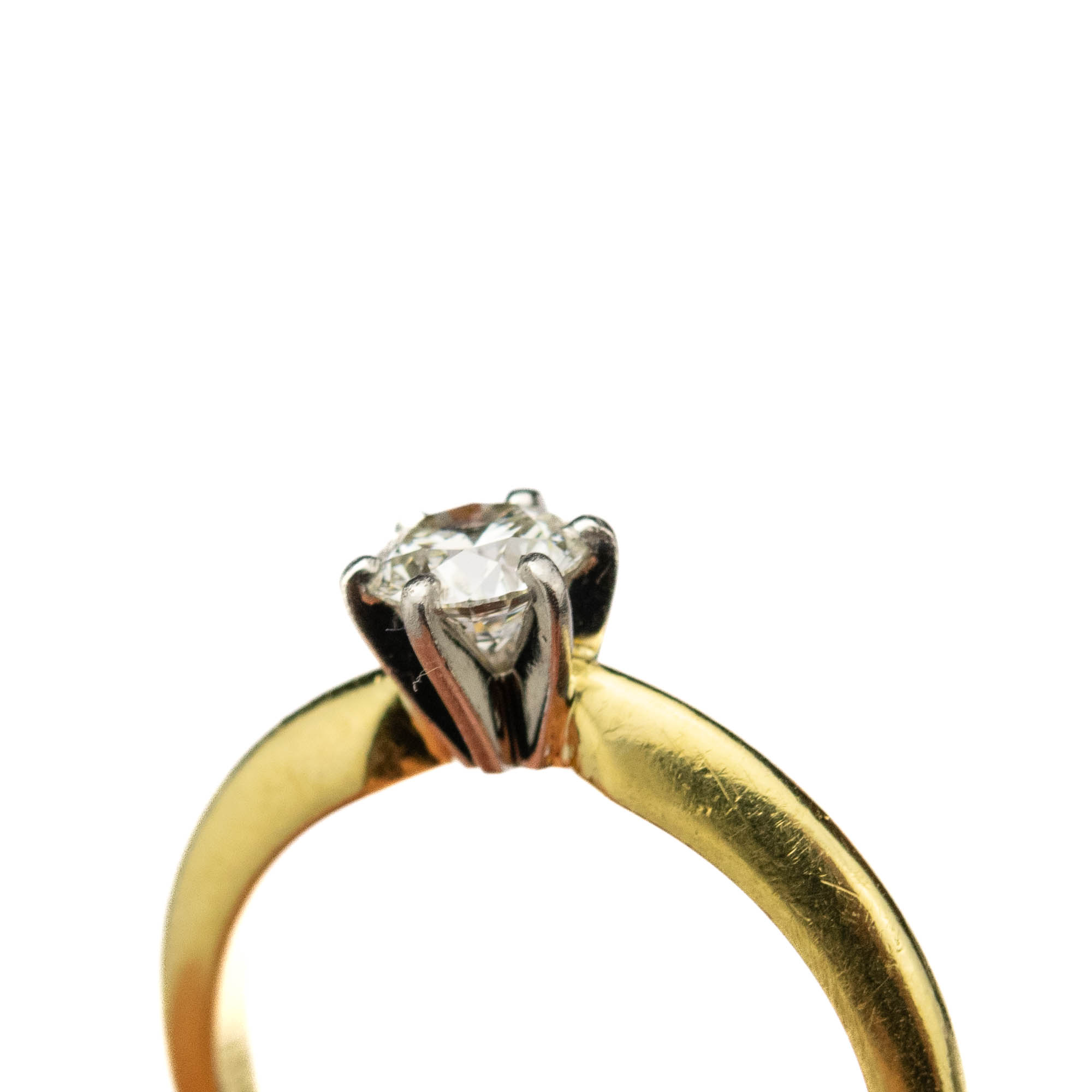 Briljantsõrmus 0.5ct, 750 kuld, tootel sertifikaat Briljantsõrmus 0.5ct, 750 kuld, tootel sertifikaat