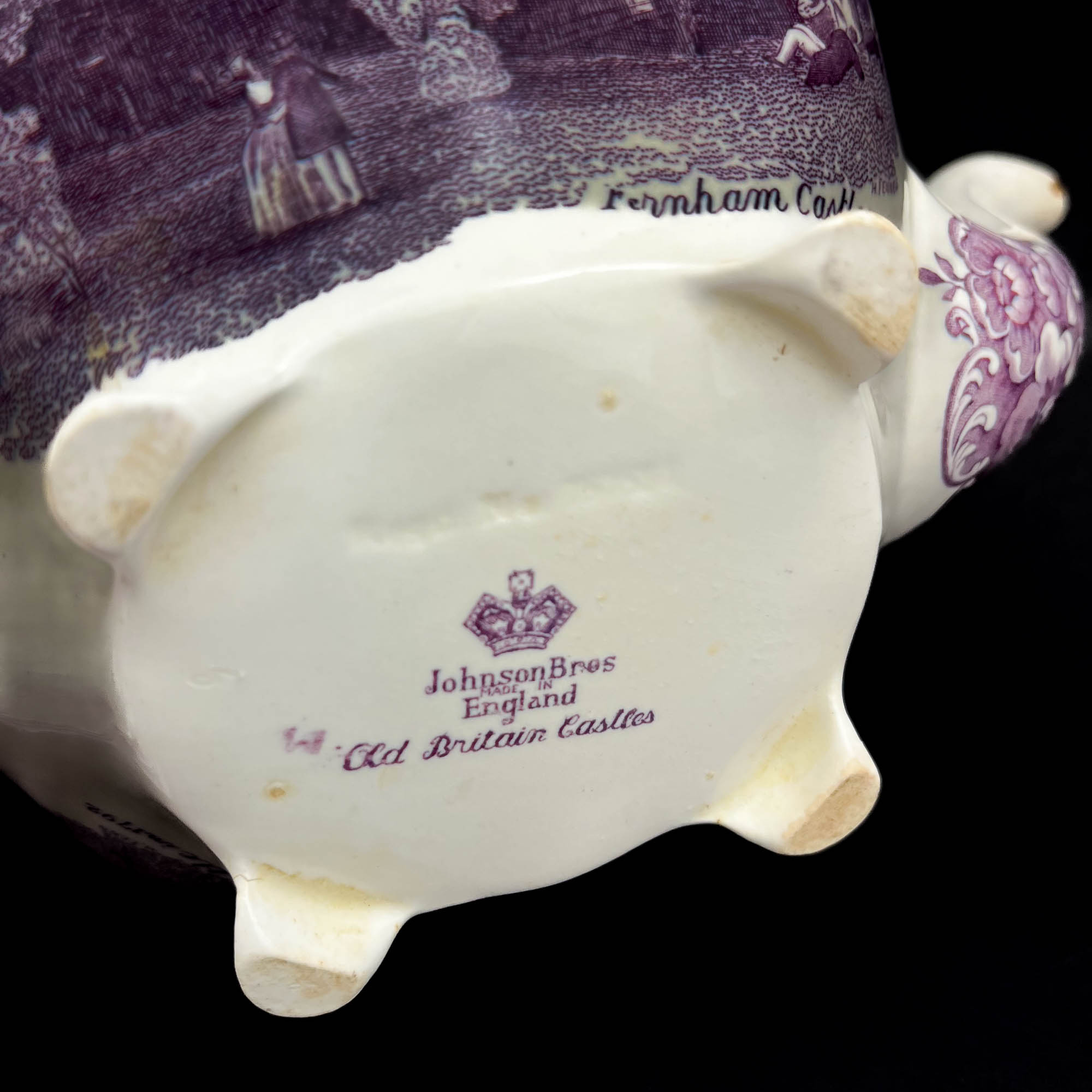 Antiikne portselanist teekann Johnson Bros England,Old Britain Castles