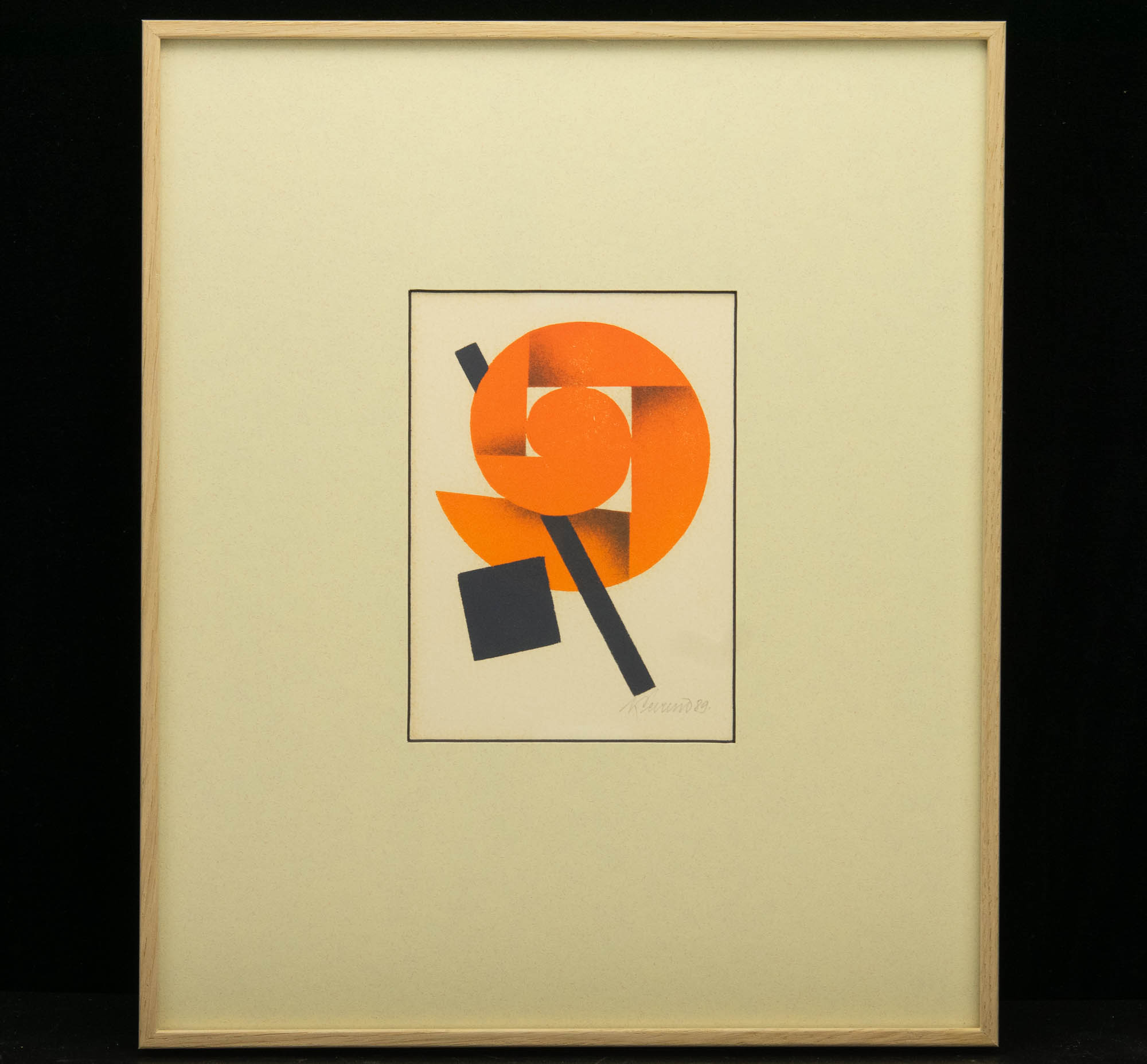 Avo Keerend (1920-2012) väike graafika 1989a Avo Keerend (1920-2012) väike graafika 1989a