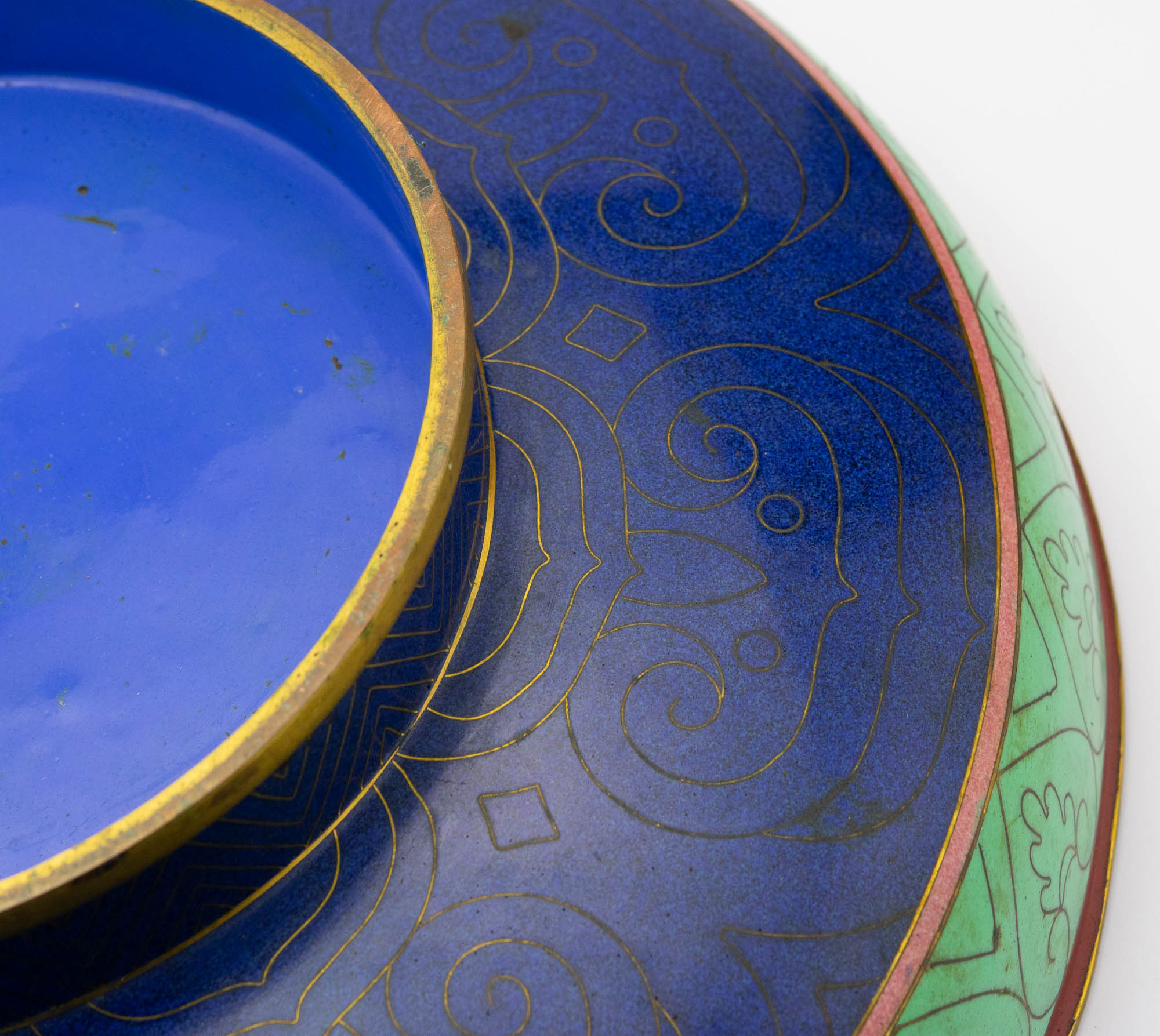 Hiina metallist emailiga-cloisonne suur kauss Hiina metallist emailiga-cloisonne suur kauss
