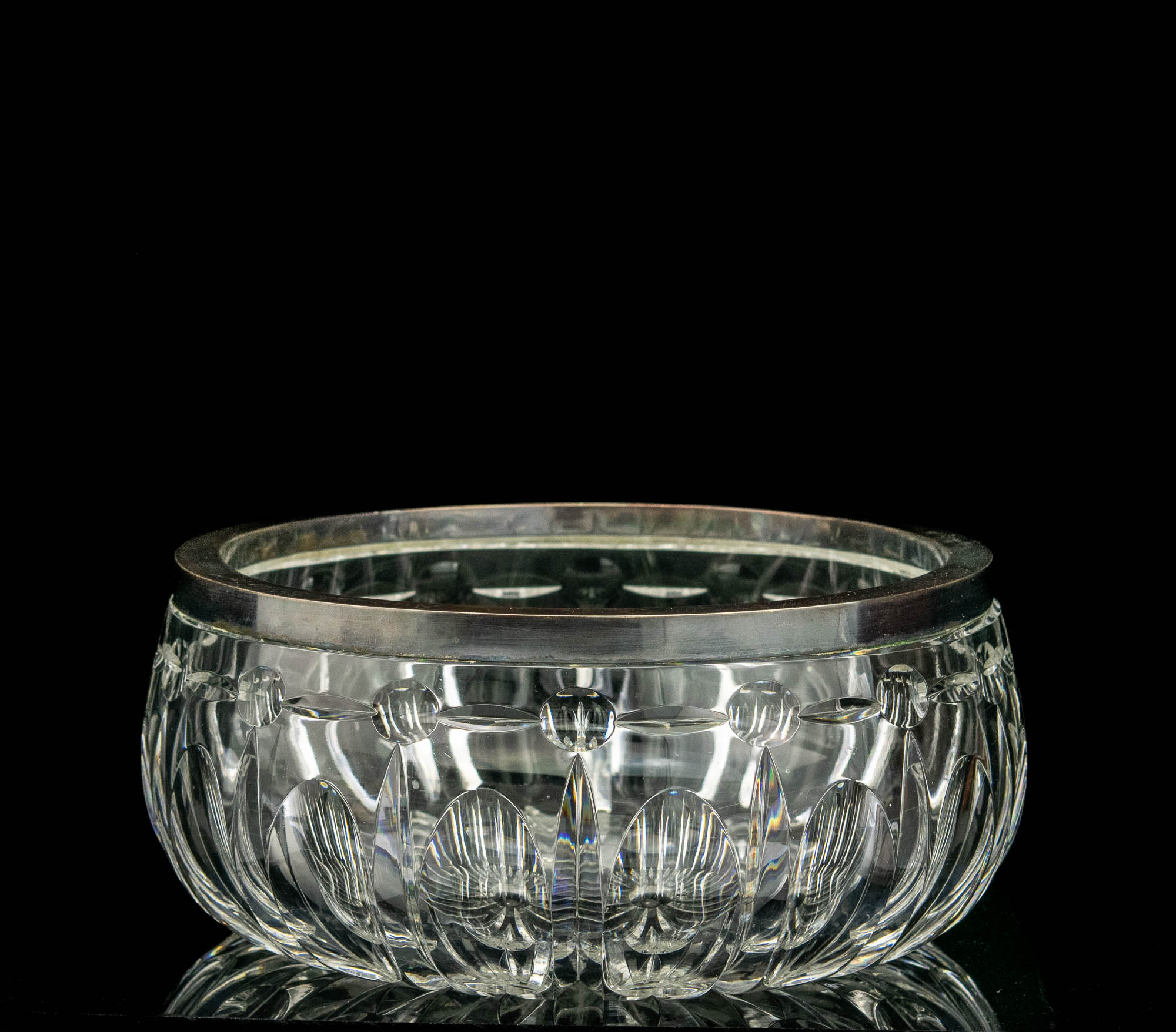 EW aegne 875 hõbeäärega kristallkauss EW aegne 875 hõbeäärega kristallkauss