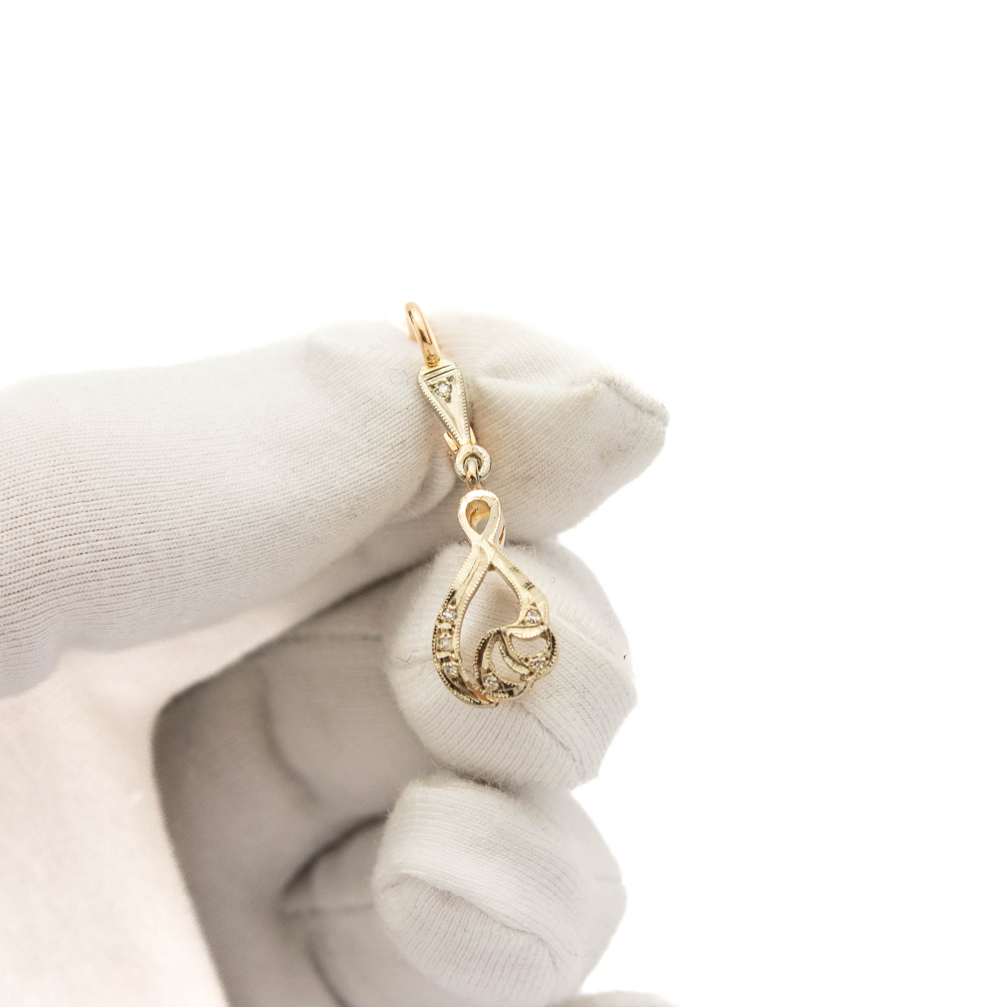 Kõrvarõngad, 583 kuld briljantidega Kõrvarõngad, 583 kuld briljantidega