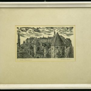 Paul Luhthein (1909-2007)graafika Vaade Toompeale,10