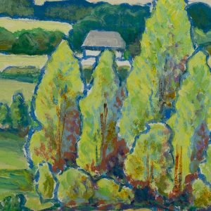 Voldemar Eller (1906-2004) õlimaal Pühajärve motiiv,1989a