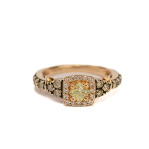 Sõrmus, 14K kuld briljantidega - tootel sertifikaat Sõrmus, 14K kuld briljantidega - tootel sertifikaat