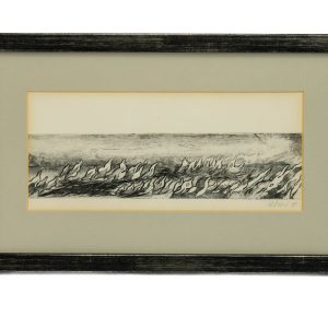 Olga Terri (1916-2011) graafika Linnud 1991a Olga Terri (1916-2011) graafika Linnud 1991a