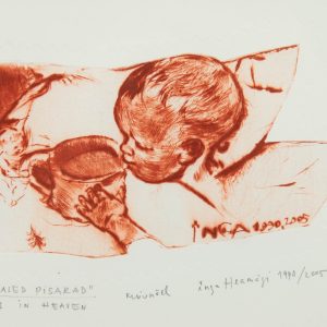 Inga Heamägi graafika Taevased pisarad,kuivnõel 1991-2005 Inga Heamägi graafika Taevased pisarad,kuivnõel 1991-2005