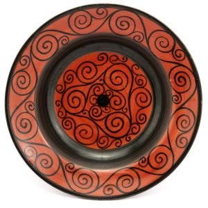 ARS-i käsimaalinguga portselanist taldrik