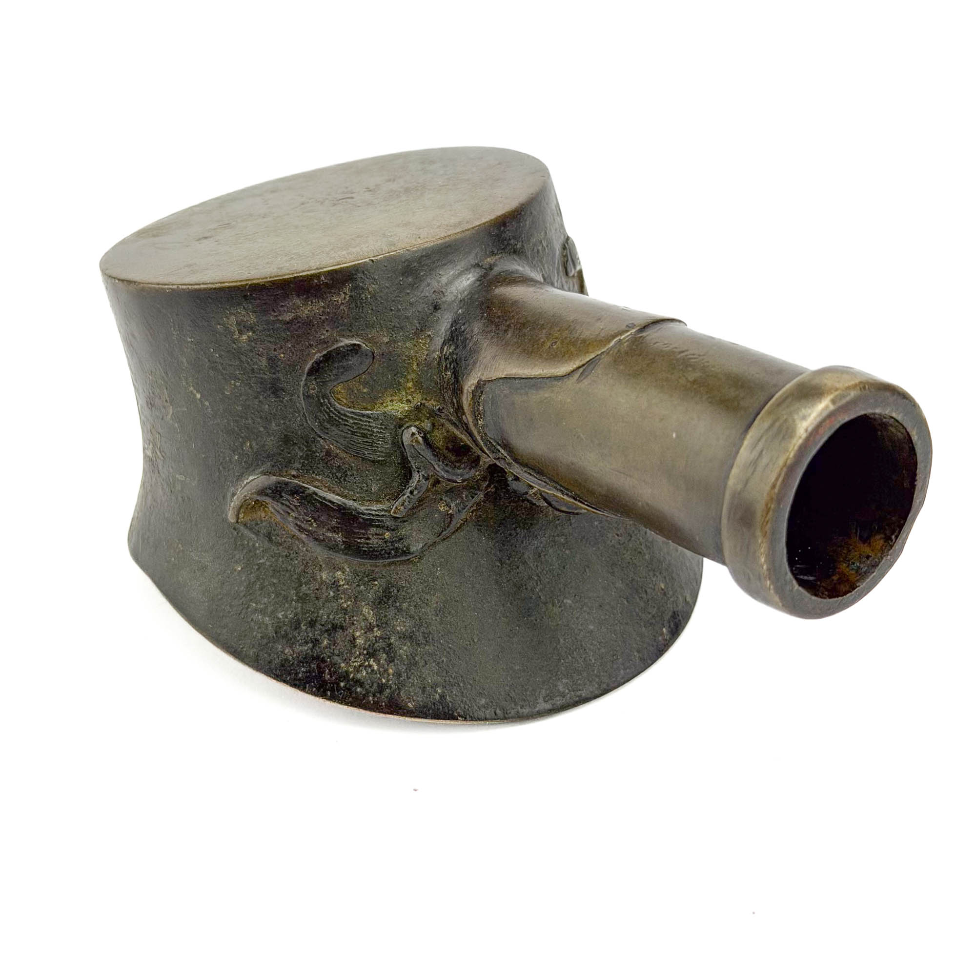 Antiikne Hiina pronksnõu - Silk iron