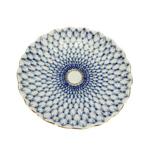 LFZ portselanist piruka-küpsise kauss Koobalt võrk-Кобальтовая сетка