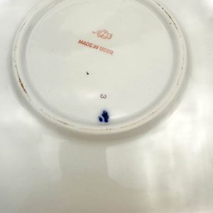 LFZ portselanist piruka-küpsise kauss Koobalt võrk-Кобальтовая сетка