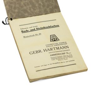 Antiikne raamat-Raamatu-ja trükivärvid, Keemiatehas Halle-Ammendorfis Gebr.Hartmann Antiikne raamat-Raamatu-ja trükivärvid, Keemiatehas Halle-Ammendorfis Gebr.Hartmann