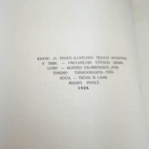 EW raamat-Kannud,Etnograafilised monograafiad I.Manninen 1926a EW raamat-Kannud,Etnograafilised monograafiad I.Manninen 1926a