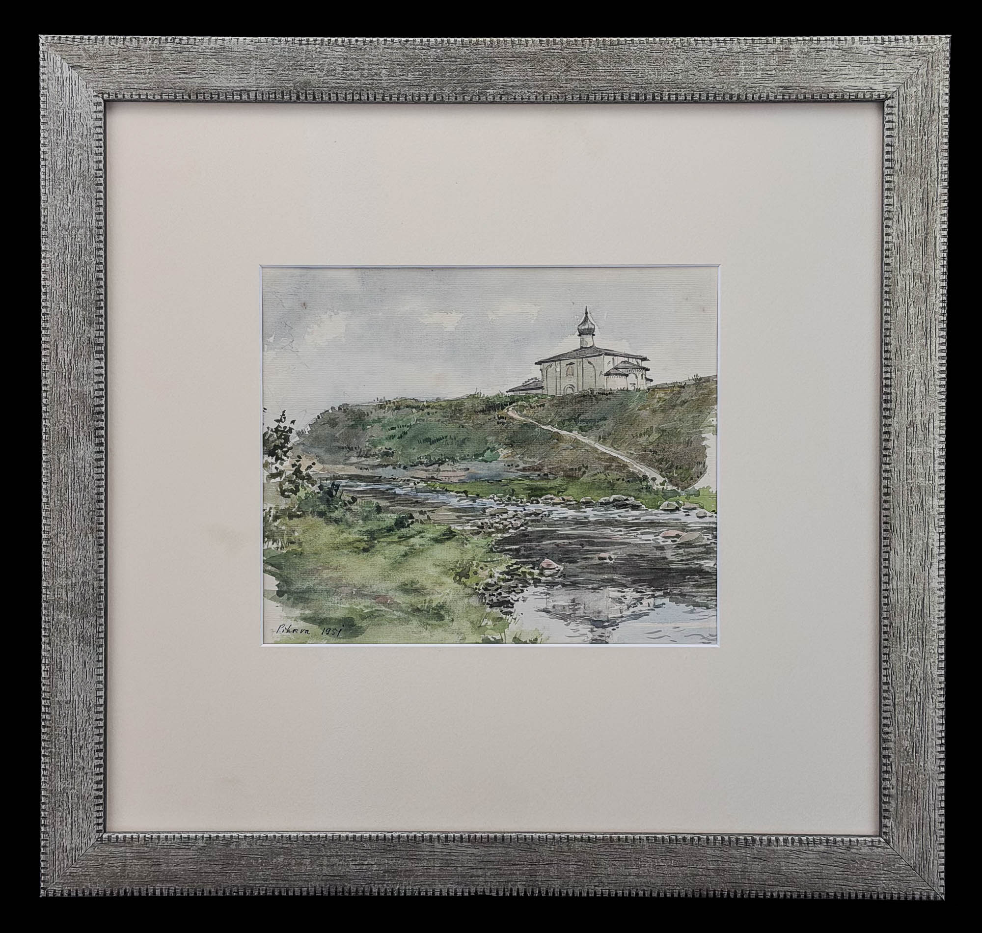 Akvarell Pihkva, 1954 Akvarell Pihkva, 1954
