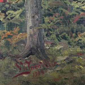 Antiikne õlimaal Metsamaja,Jacobsen 1908 Antiikne õlimaal Metsamaja,Jacobsen 1908