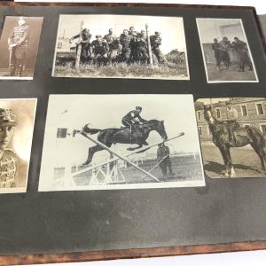 EW aegne nahast fotoalbum ja fotod-Ratsaväelane EW aegne nahast fotoalbum ja fotod-Ratsaväelane