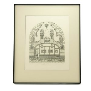 Vello Vinn graafika Draakoni galerii,ofort 49/70 1988a Vello Vinn graafika Draakoni galerii,ofort 49/70 1988a