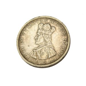 Leedu hõbemünt 10 litu Vytautas1936a Leedu hõbemünt 10 litu Vytautas1936a