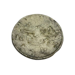 Rootsi hõbemünt 1687 Rootsi hõbemünt 1687